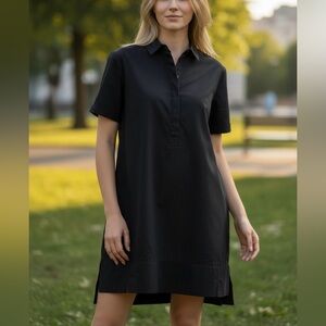 Finley Midnight Black Ariel shirt dress medium